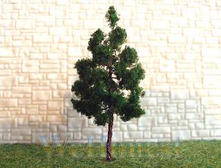 50 pcs N or Z scale Dark Green Model Trees #DG5020  