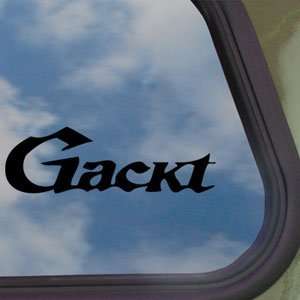  Gackt Black Decal Jrock Japanese Car Truck Window Sticker 