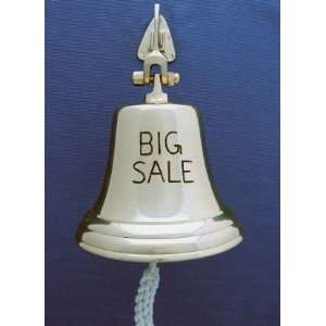  7 Inch Polished Brass Big Sale Bell   5 pounds Kitchen 