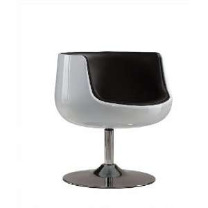  Pessoa Comtemporary Design Swivel Motion Chair   A381BK/WH 