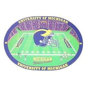  Michigan Wolverines UM NCAA Set Of 4 Placemats: Sports 