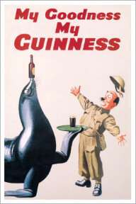 Guinness My Goodness Beer Ad Poster Print RARE  