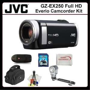  GZ EX250 Full HD Everio Camcorder Kit Includes: JVC GZ EX250 Full HD 