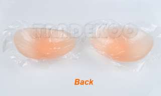    Adhesive Strapless Silicone Breast Form Enhancer Bra Size ABCD Cup