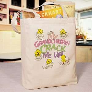  Crack Me Up Personalized Canvas Tote Bag 