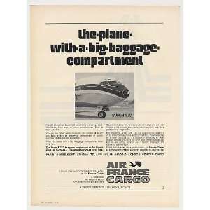   France Airlines Cargo Super B 727 Aircraft Print Ad