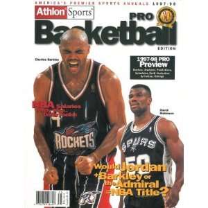 David Robinson unsigned 1997 98 San Antonio Spurs Preseason Basketball 