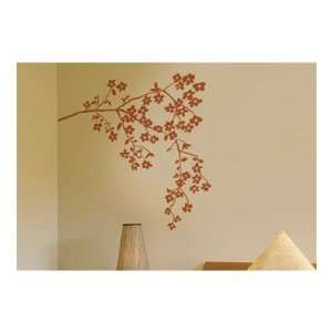  Spot Coastline Blossoms Wall Decal Color: Brown: Home 