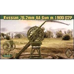  Russian 76.2mm Model 1900/02P AA Gun 1 72 Ace Models Toys 