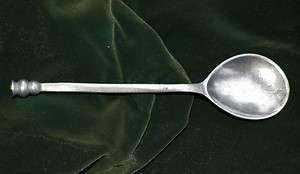   Scottish Thistle Handled Serving Spoon, Possibly 16th or 17th Century