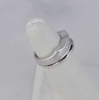 Designer Italy Salavetti Diamond 18k White Gold Ring  