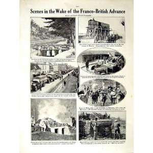   1917 WORLD WAR FRENCH TANKS NIVELLE MARNE CANAL VERDUN