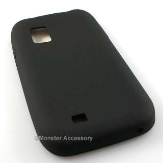 Black Soft Skin Gel Case Samsung Mesmerize Accessory  
