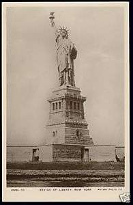 New York, Statue of Liberty (1920s) Rotary RPPC  