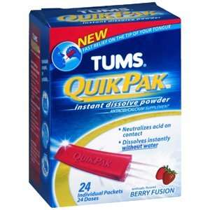  Special pack of 6 SMITHKLINE BEECHAM TUMS QUIK PAK BERRY 