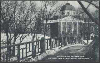 Northampton Massachusetts MA 1930s Smith College Campus  