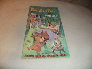 1961 Hanna Barbera Boo Boo Bear Yogi Bear Golden Funtime Sticker Book 