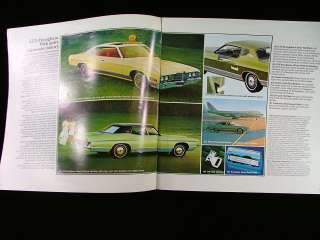 1972 Ford LTD Brougham Convertible Car Brochure  