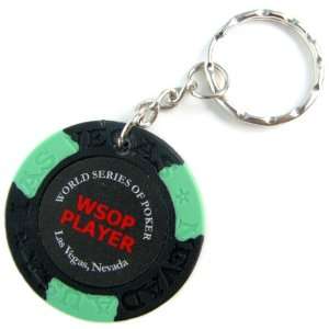  Trademark WSOP Player Black Key Chain (Black): Sports 