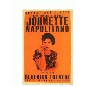  Johnette Napolitano Handbill Poster Concrete Blonde 