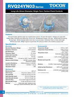 COSMOS RVQ24YN03 10K OHM Long Life Potentiometer.  