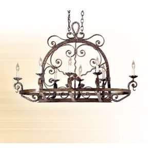   Light Pot Rack Interior Hanging Scarborough Fair