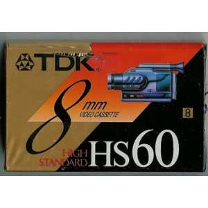   High Standard HS60 60 minute 8mm Videocassette Tape