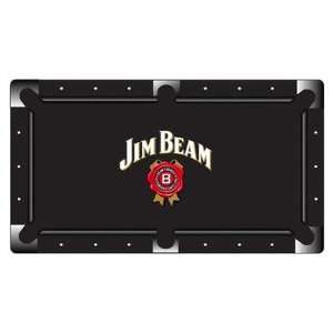  Jim Beam JBM 1001 8 Pool Table Felt With Rails in Black 