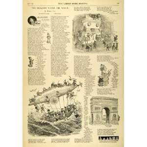  1893 Print Artist Writer Palmer Cox Brownies France Story 