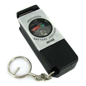  Mini Keychain Battery Tester Tests AA, AAA, C, D, N, 9V 