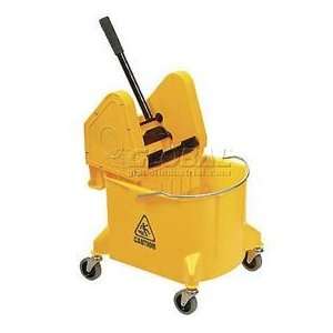  Bucket And Downpress Wringer Combo With Free #16 Wet Mop 