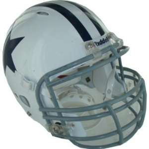  Bennett Helmet   Cowboys 2010 Game Worn #80 White Throwback Helmet 