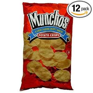 Munchos Potato Crisps, 6.9375 Ounce Bags (Pack of 12)  