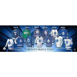 Frameworth Toronto Maple Leafs 10x30 Jersey Evolution Plaque:  