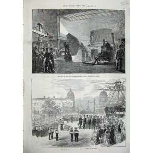 1873 Shah Crewe Bessemer Process Greenwich Hospital Art 