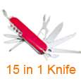 15 In 1 Pocket Emergency Survival Knife Multi Function  