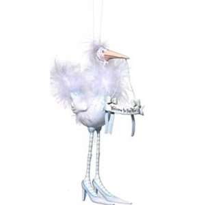  Krinkles by Patience Brewster, Birthday Stork Ornament 
