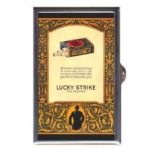 Lucky Strike Cigarette 1920s Retro Ad Coin, Mint or Pill Box