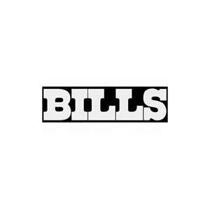  Buffalo Bills Car Window DECAL Wall Sticker Text Logo 