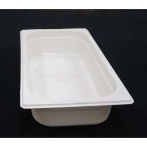  Cambro Food Pan 1/3 Size x 2 1/2 Deep, White