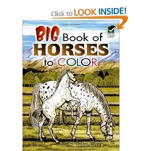  Big Book of Horses to Color (Dover Nature Coloring Book 