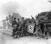 WWll 1944 German Tank Yank Infantrymen Chambois France  