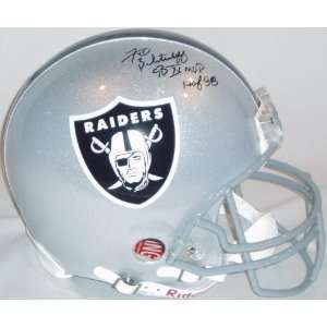  Fred Biletnikoff Autographed Helmet  Authentic: Sports 