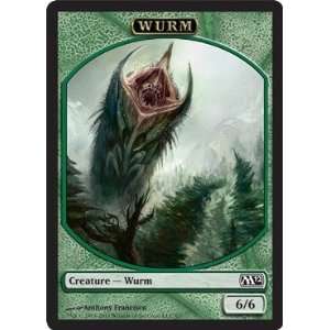  Magic the Gathering   Wurm Token   Magic 2012   Foil 