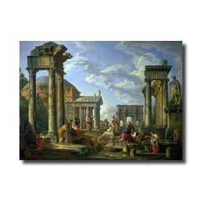  Roman Ruins With A Prophet 1751 Giclee Print: Home 