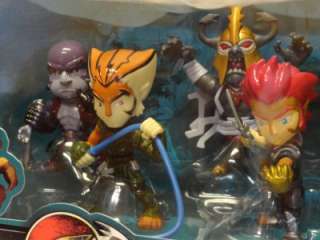 NEW~bandai~THUNDERCATS~6 FIGURE~COLLECTOR PACK~LION O_CHEETARA_PANTHRO 