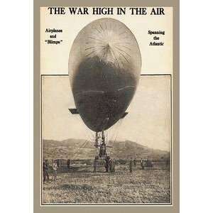  Vintage Art War High in the Air   Photographic 