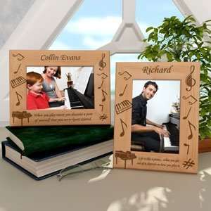  Personalized Piano Wooden Picture Frame: Home & Kitchen