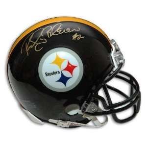  Autographed Rocky Bleier Steelers Mini Helmet: Sports 
