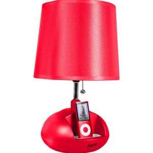   & NOBLE  iHome IHL64 Red iHome Candy 1 Light iPod Lamp by iHome